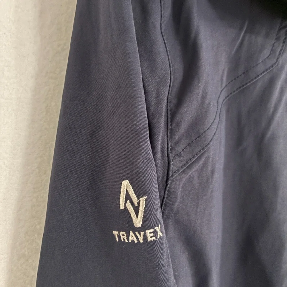 Eddie Bauer Travex Jacket Mens Size S Full Zip Hooded Embroidered Gorpcore - Picture 2 of 9